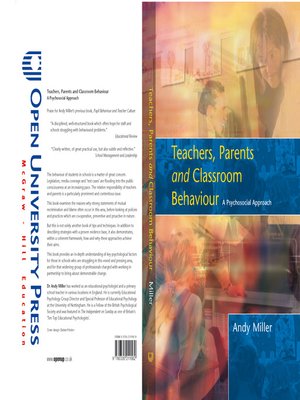 cover image of Teachers, Parents and Classroom Behaviour